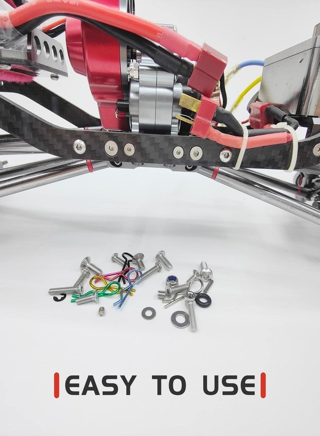 HOPLEX 710pcs Universal RC Screw Kit 304 Stainless Steel Screws Assortment Set, Hardware Fasteners for Traxxas Axial Redcat HPI Arrma SCX10 Losi 1/8 1/10 1/12 1/16 Scale RC Cars Trucks Crawler - Image 5